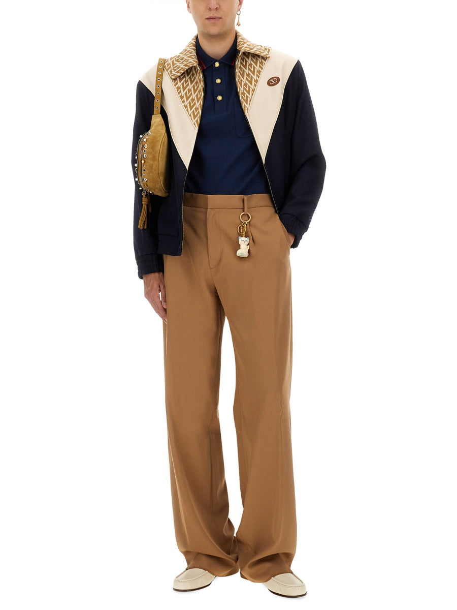 Valentino Men Polo Shirt With Vg Embroidery VALENTINO