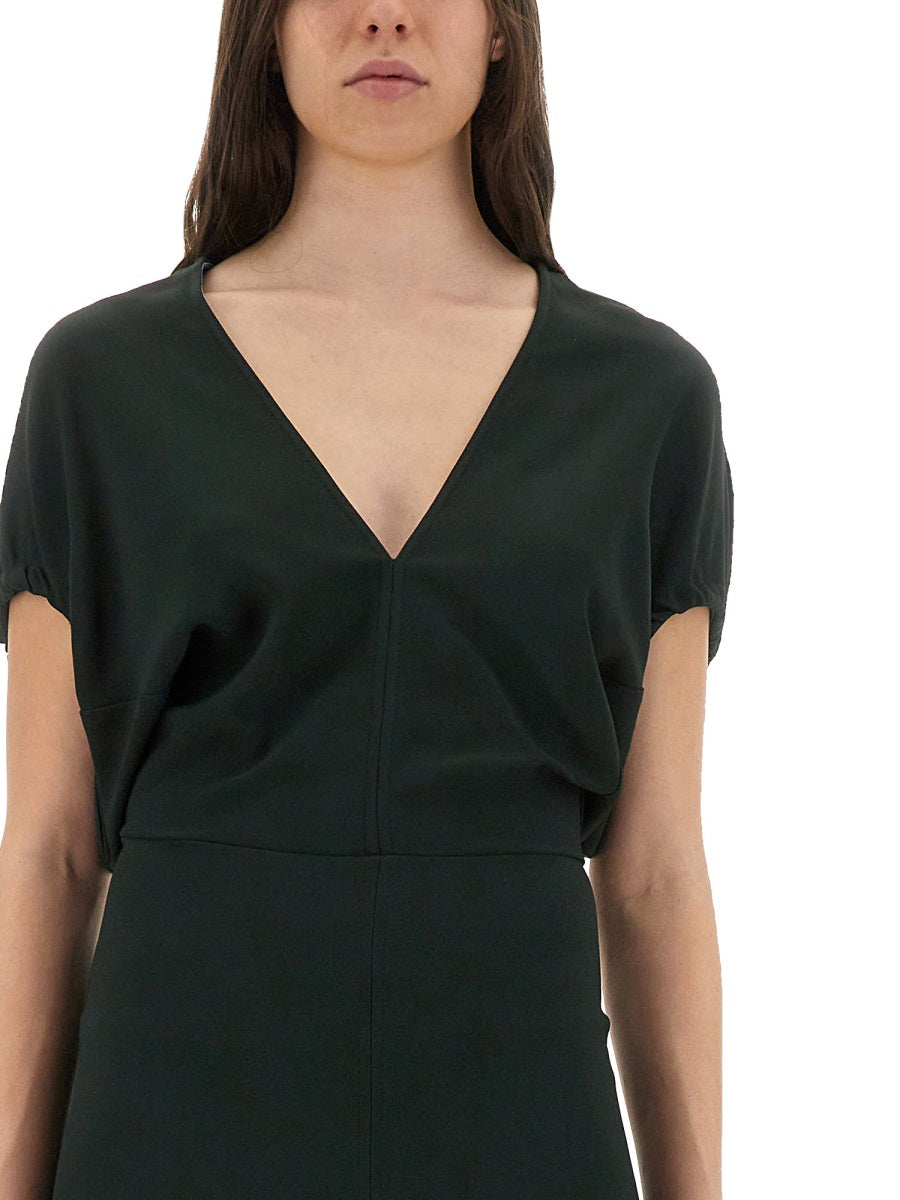 Victoria Beckham Women Blouson Midi Dress VICTORIA BECKHAM