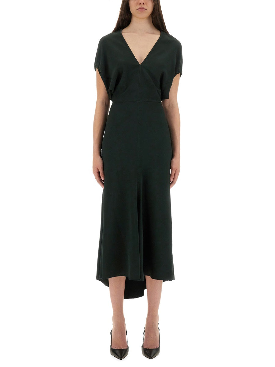 Victoria Beckham Women Blouson Midi Dress VICTORIA BECKHAM