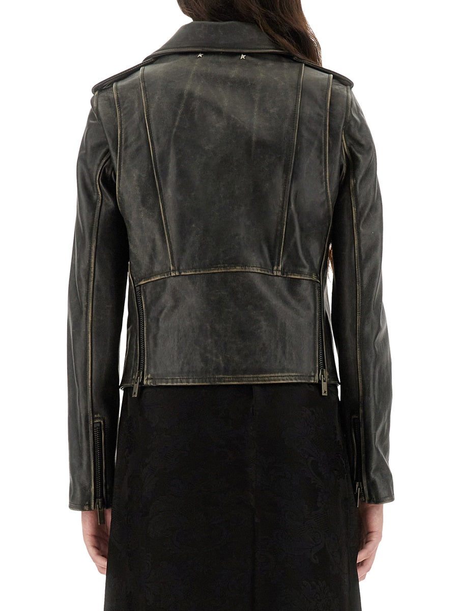 Golden Goose Women Chiodo In Pelle GOLDEN GOOSE
