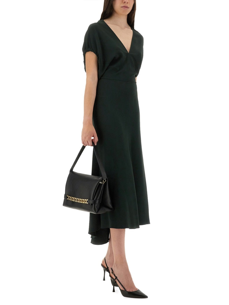 Victoria Beckham Women Blouson Midi Dress VICTORIA BECKHAM