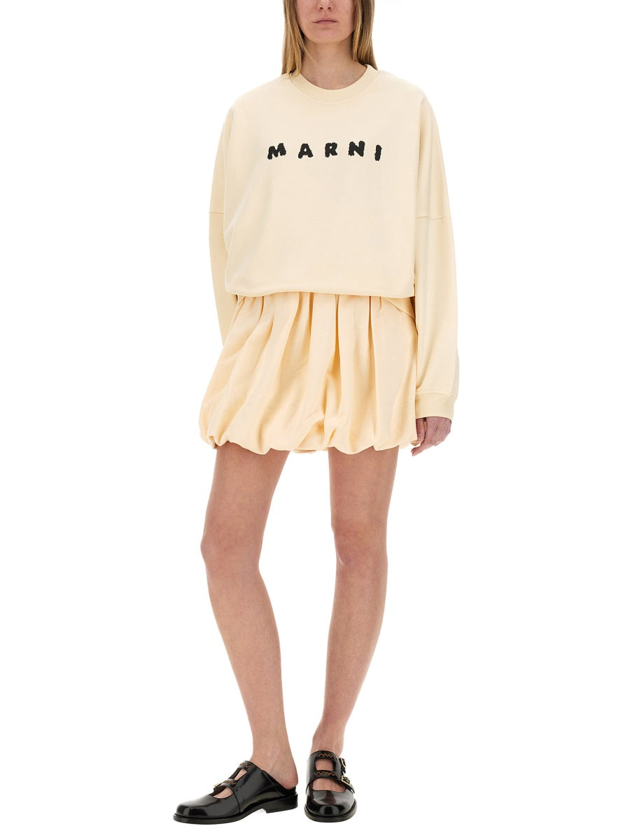 Marni Women Cotton Sweatshirt With Print MARNI