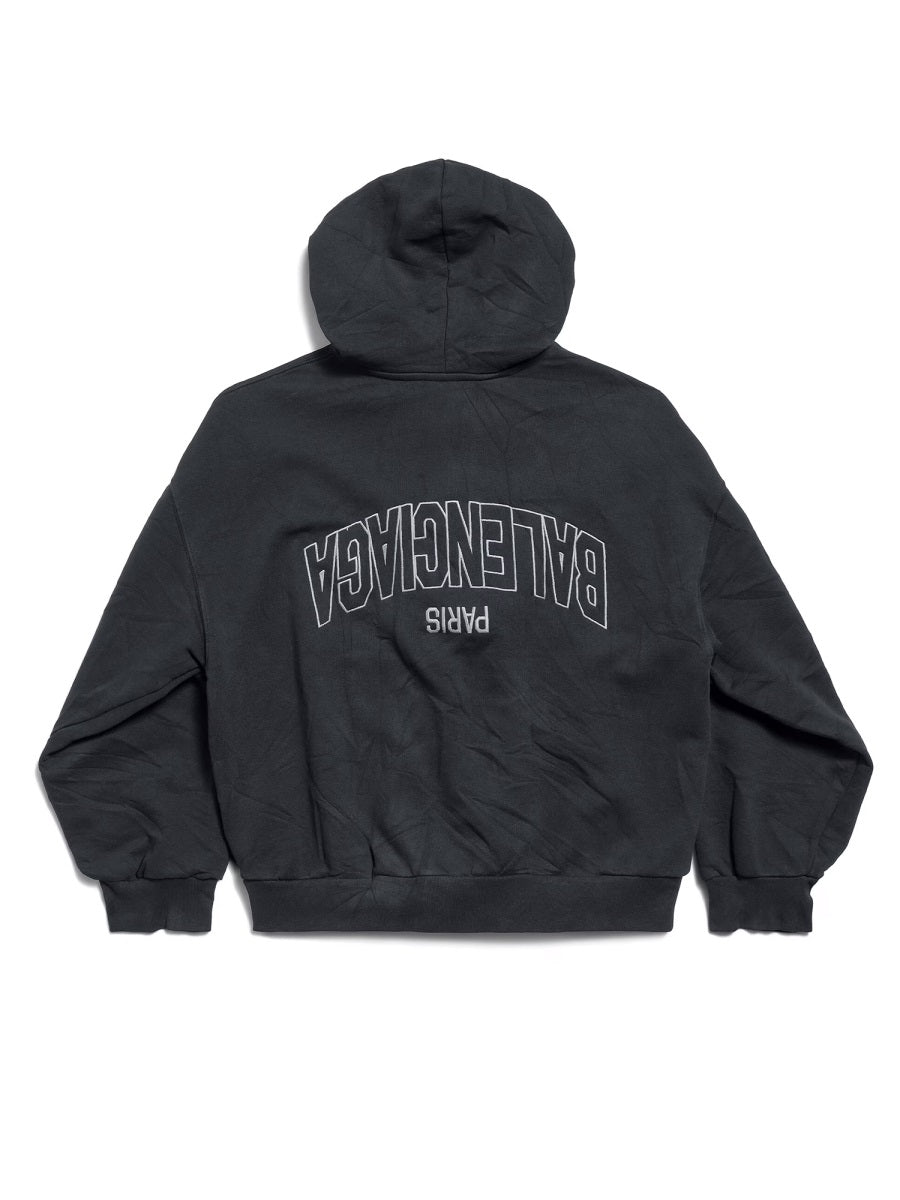 Balenciaga Women "Flipped" Zippered Sweatshirt BALENCIAGA