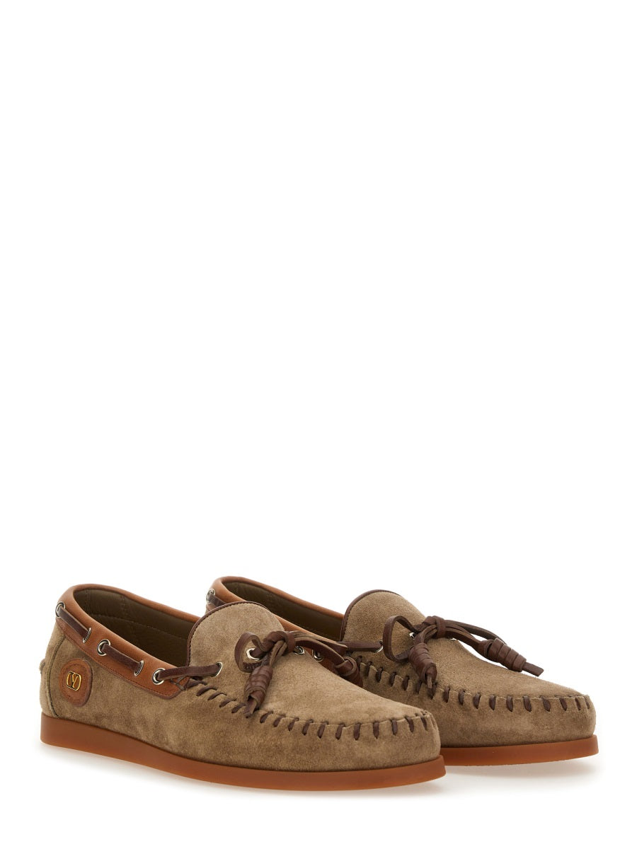 Valentino Garavani Men "Palm Avenue" Boat Moccasin VALENTINO GARAVANI