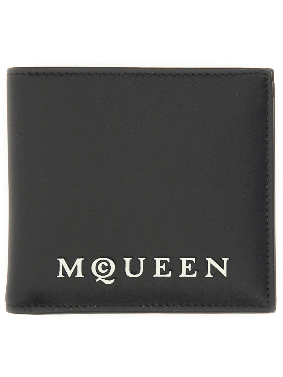 Alexander Mcqueen Men Bifold Wallet With Logo ALEXANDER MCQUEEN
