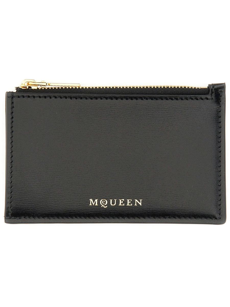 Alexander Mcqueen Women Zippered Card Holder ALEXANDER MCQUEEN