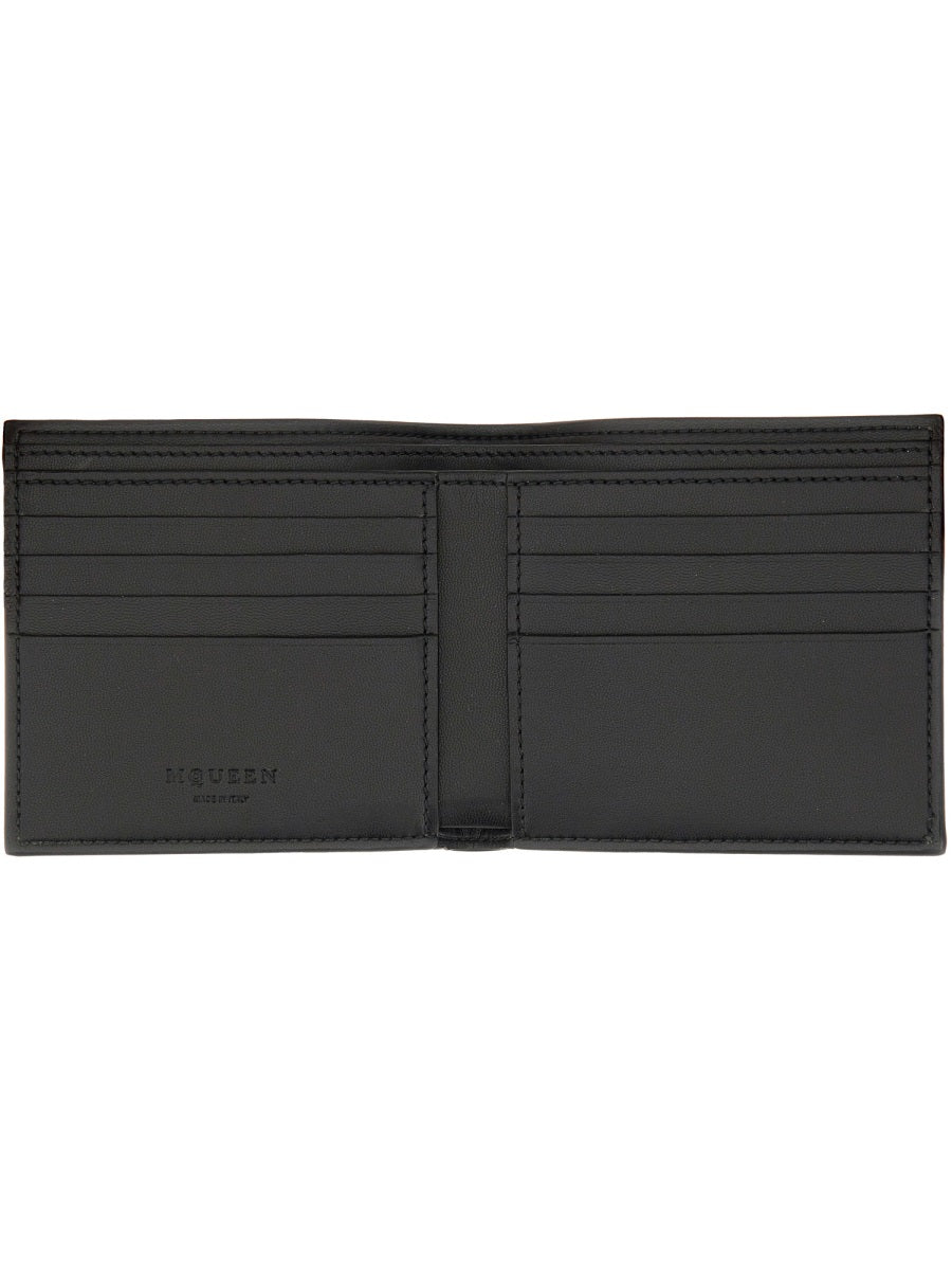 Alexander Mcqueen Men Bifold Wallet "The Skull" ALEXANDER MCQUEEN