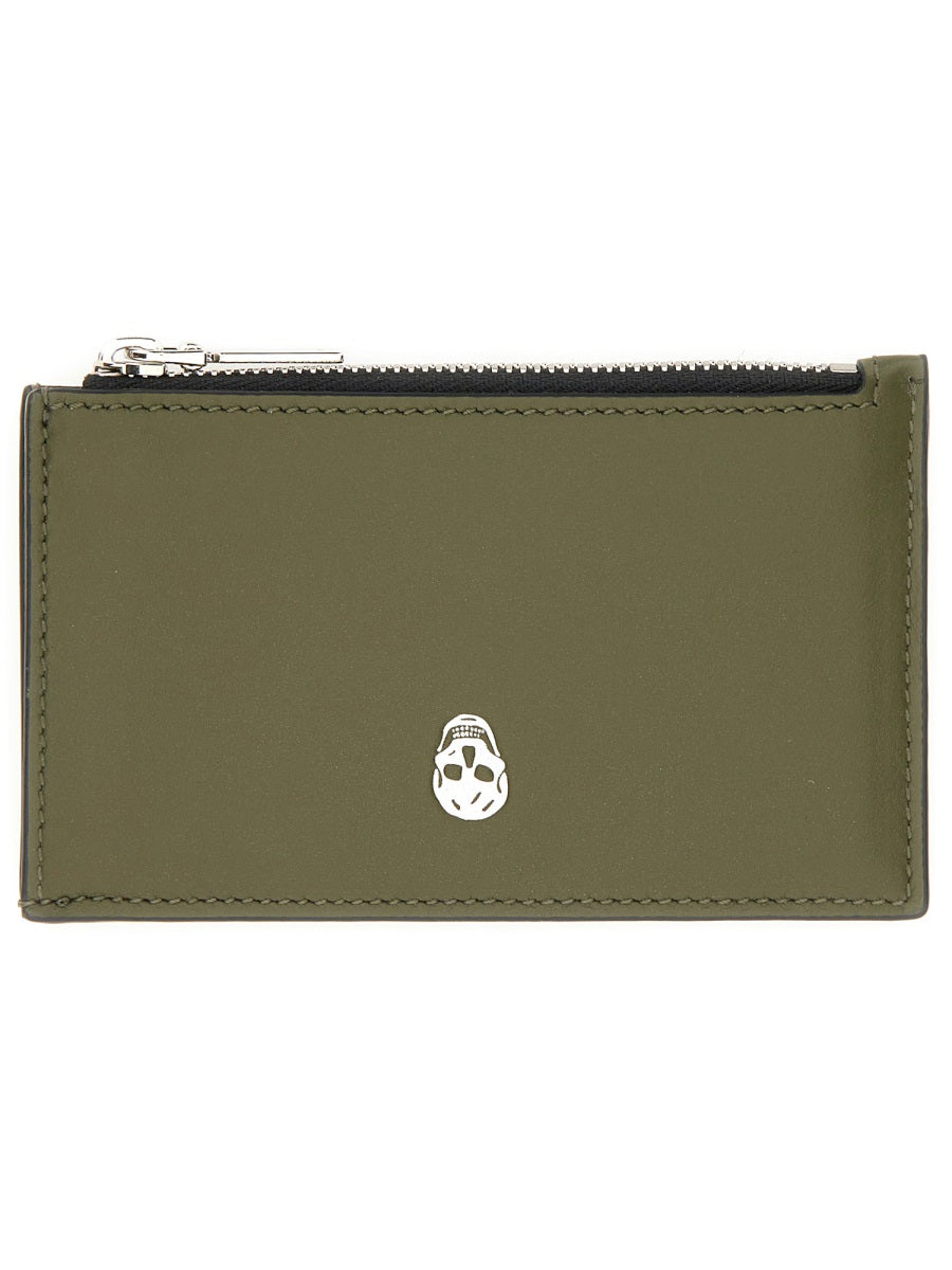 Alexander Mcqueen Men Card Holder "Skull" ALEXANDER MCQUEEN