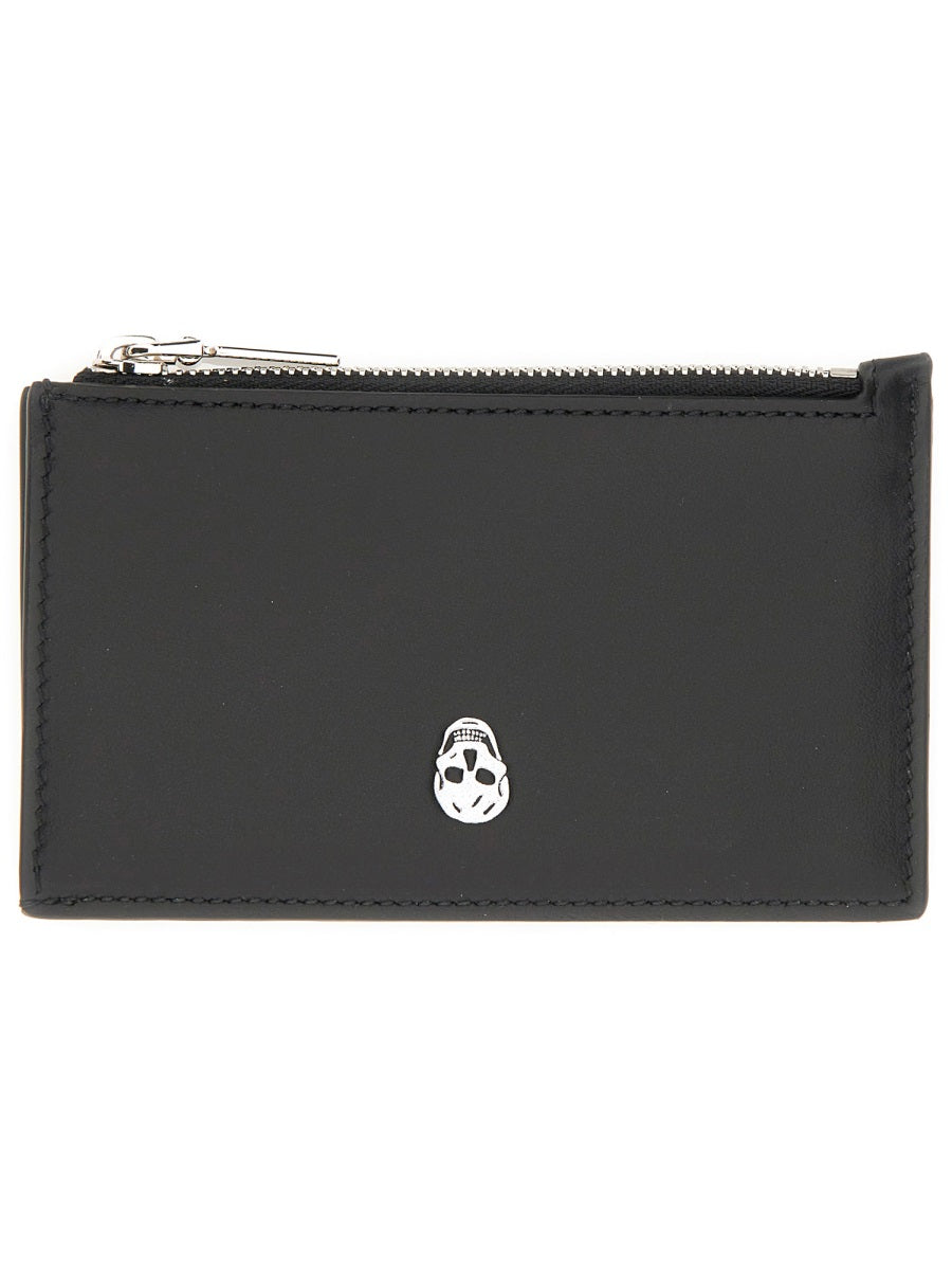 Alexander Mcqueen Men Card Holder "Skull" ALEXANDER MCQUEEN