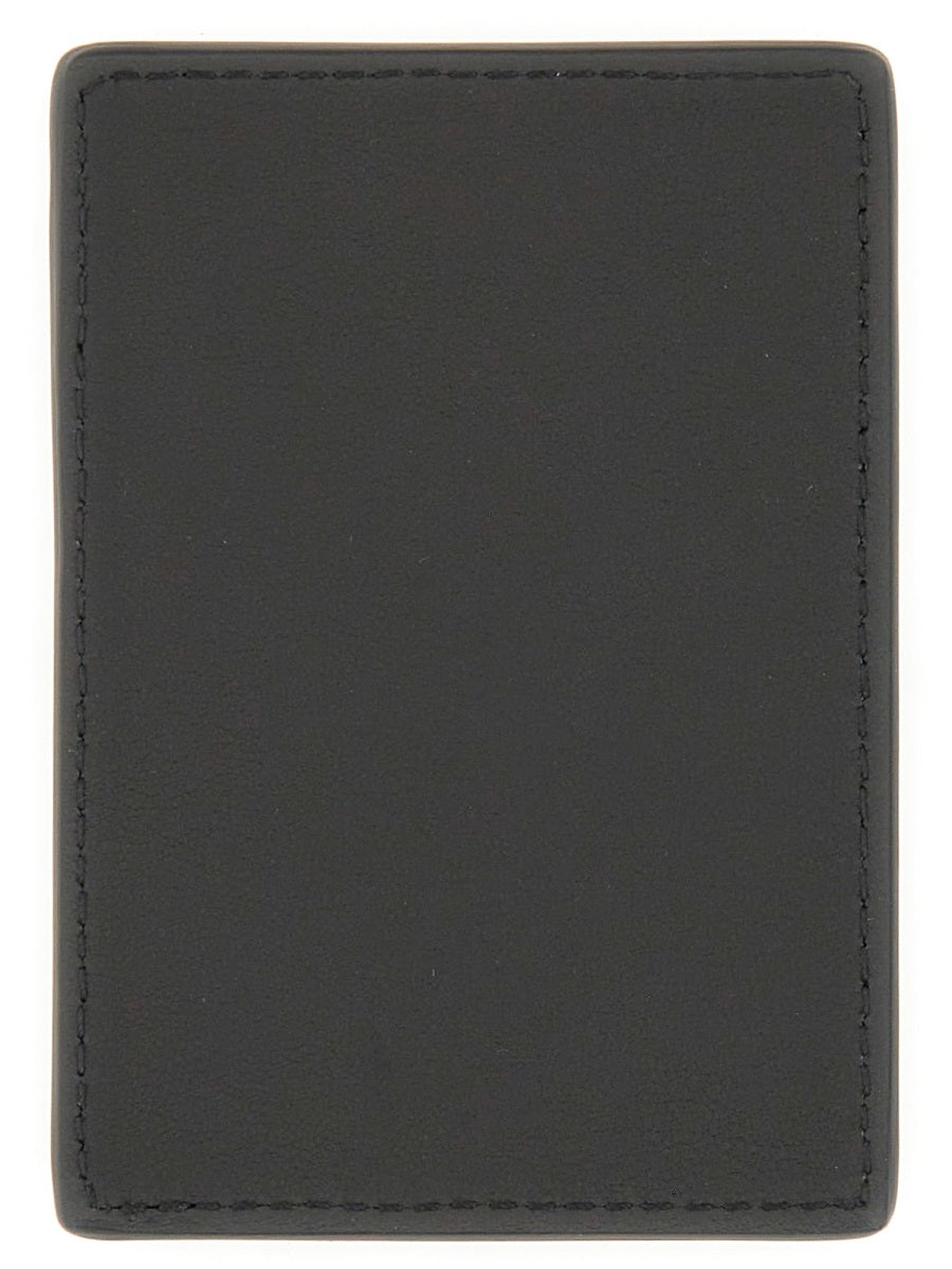 Alexander Mcqueen Men Magnetic Card Holder With Logo ALEXANDER MCQUEEN