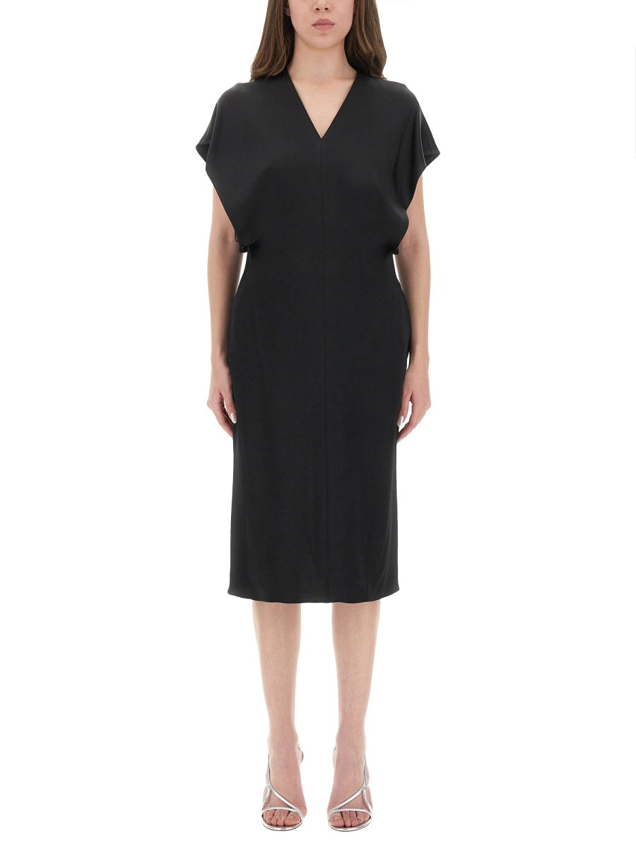 Stella Mccartney Women Midi Dress With Wing Sleeves STELLA MCCARTNEY