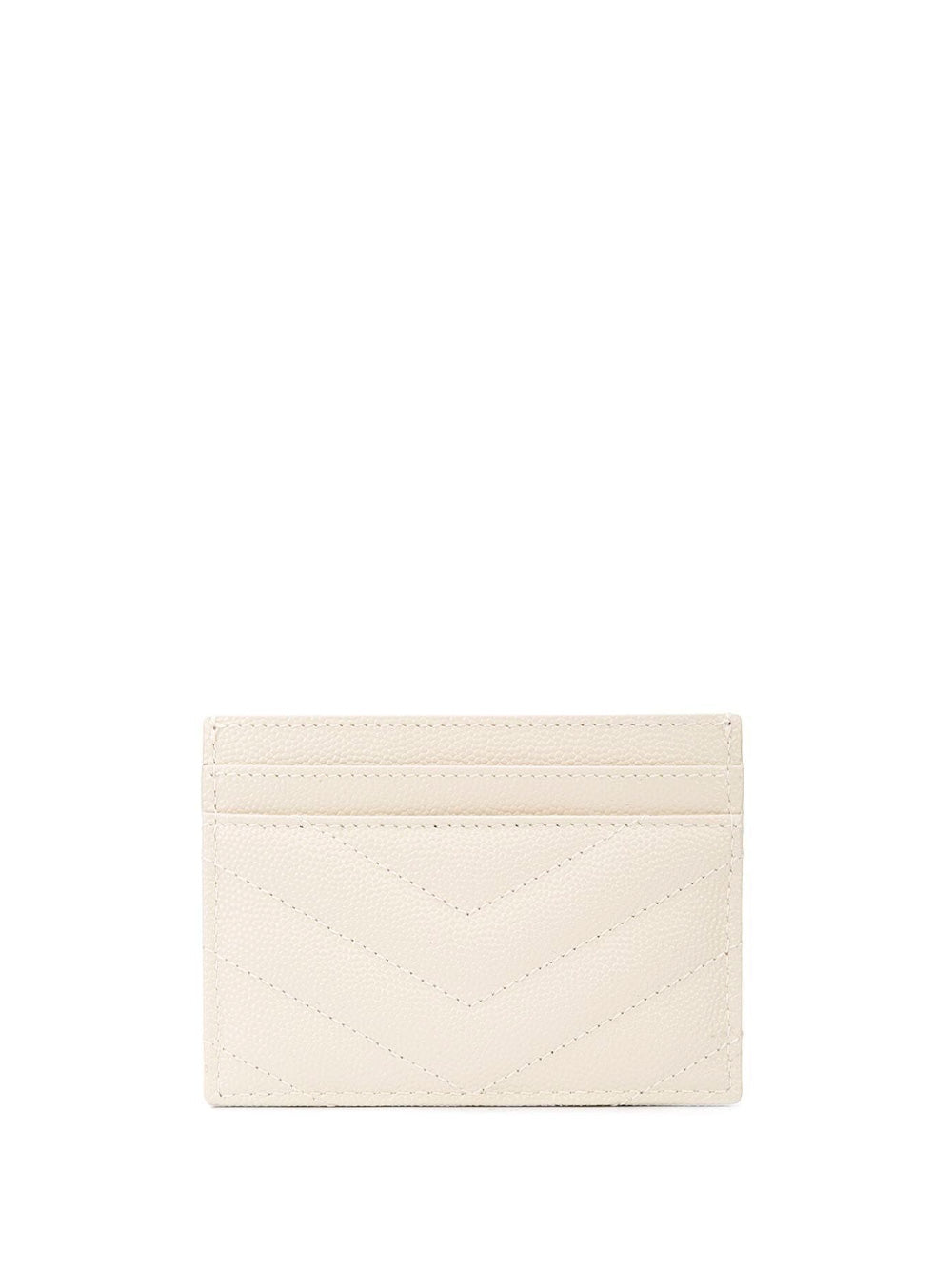Saint Laurent Women Cassandre Matelassé Card Case In Grain De Poudre Leather SAINT LAURENT
