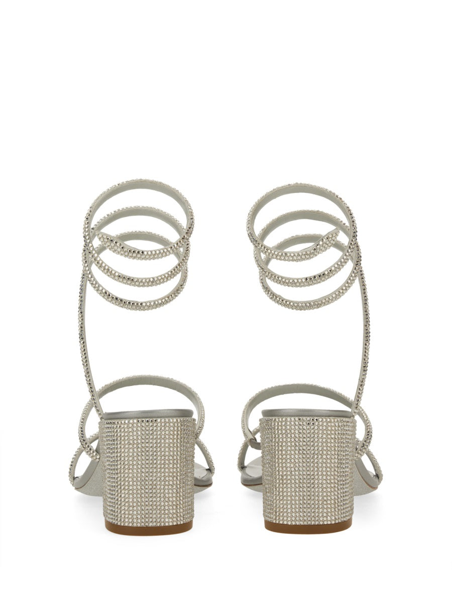 Rene Caovilla Women "Cleo" Sandal With Crystals RENE CAOVILLA