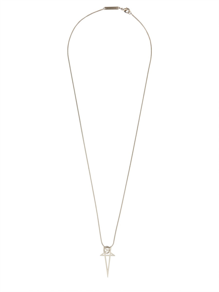 Rick Owens Women Collana "Pentagram Charm" RICK OWENS