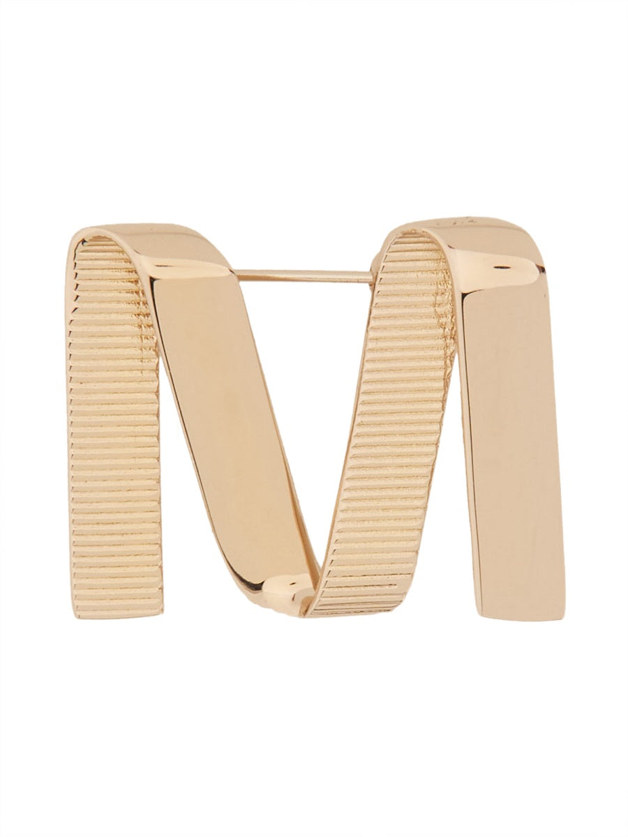 Max Mara Women Brooch With Logo MAX MARA