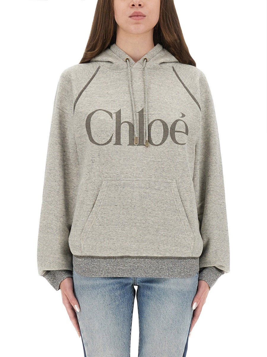 Chloé Women Oversized Logo Hoodie