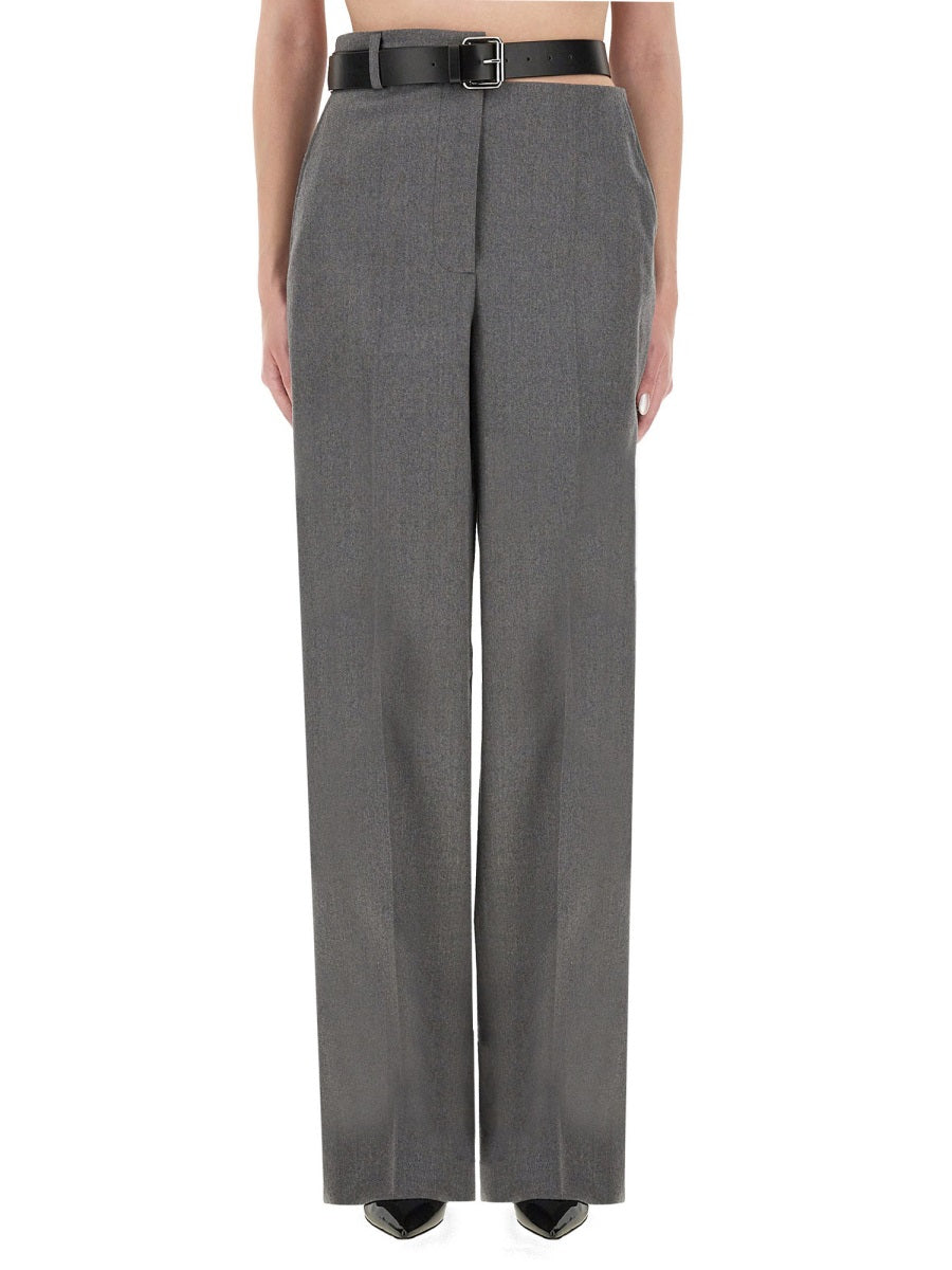 Stella Mccartney Women Flannel Pants With Belt STELLA MCCARTNEY
