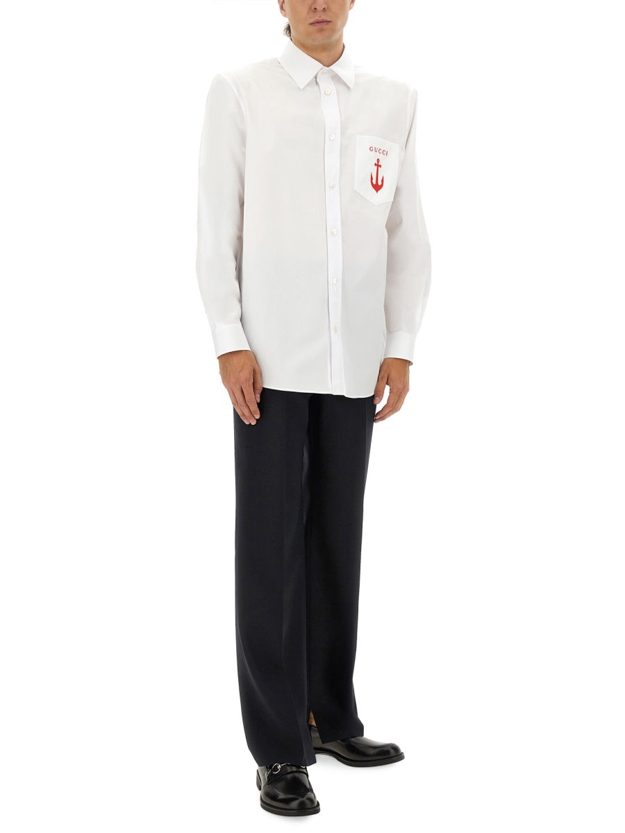 Gucci Men Wool Pants GUCCI