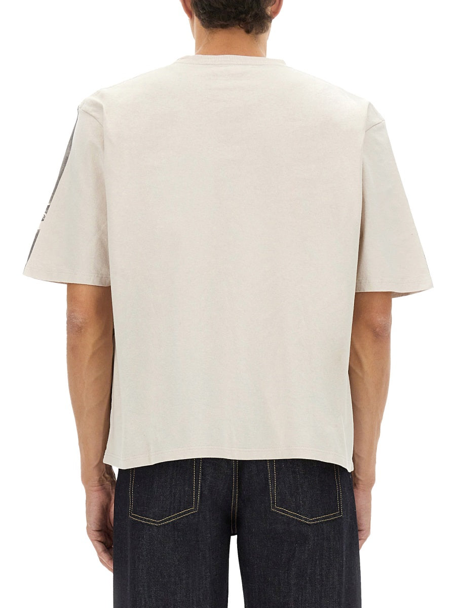 Alexander Mcqueen Men Cropped T-Shirt ALEXANDER MCQUEEN