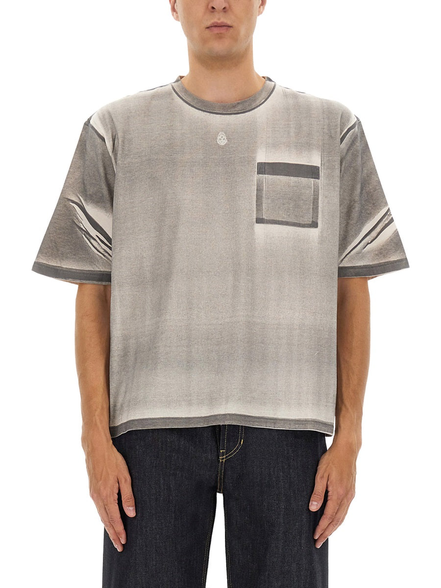 Alexander Mcqueen Men Cropped T-Shirt ALEXANDER MCQUEEN