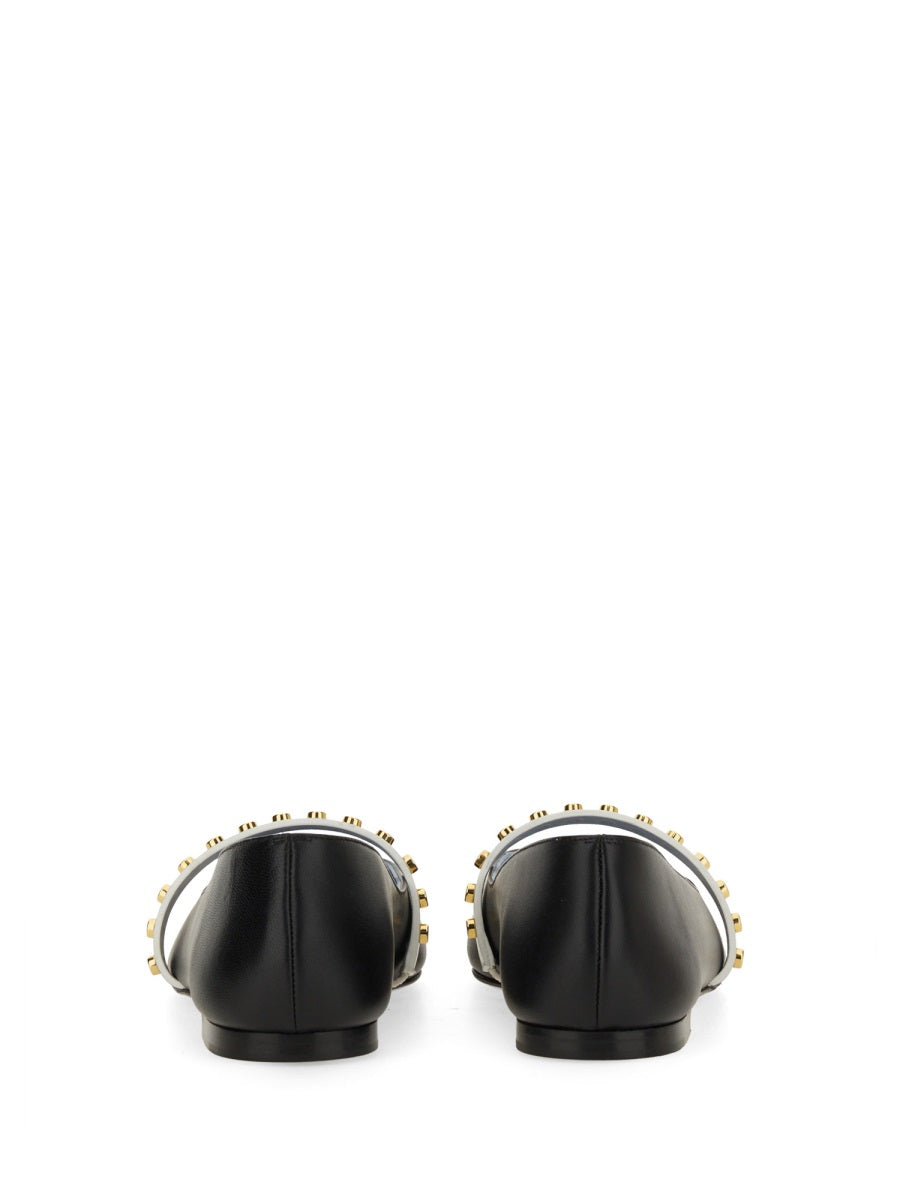 Alexander Mcqueen Women Leather Ballerina ALEXANDER MCQUEEN