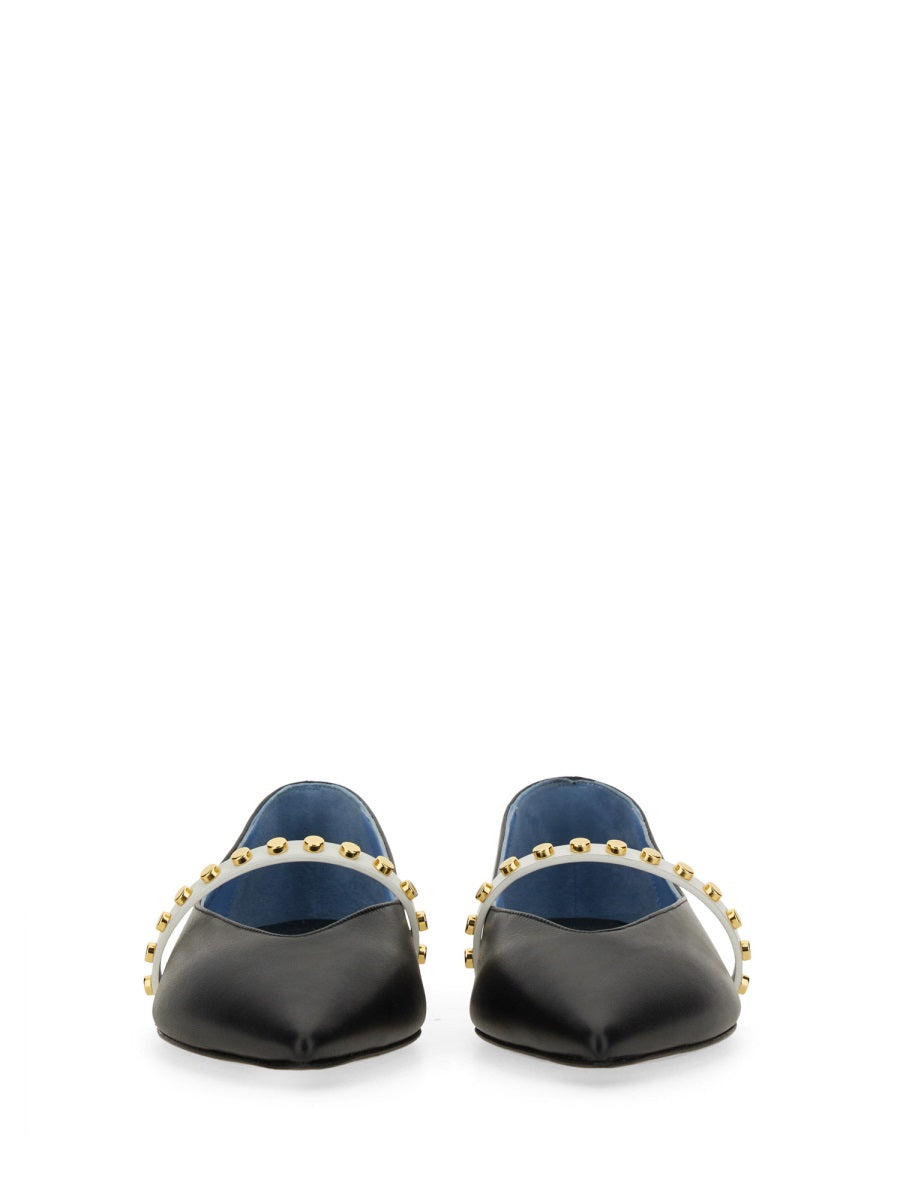 Alexander Mcqueen Women Leather Ballerina ALEXANDER MCQUEEN