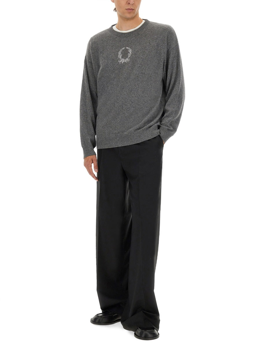 Moschino Men Wool Canvas Pants MOSCHINO