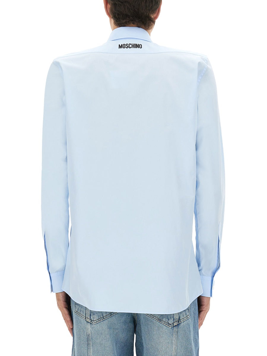 Moschino Men Cotton Poplin Shirt MOSCHINO
