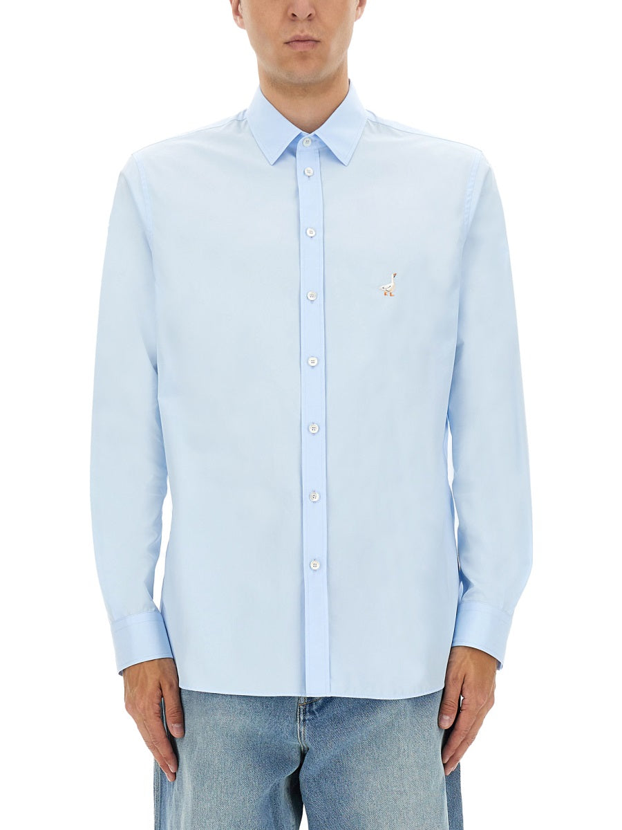 Moschino Men Cotton Poplin Shirt MOSCHINO
