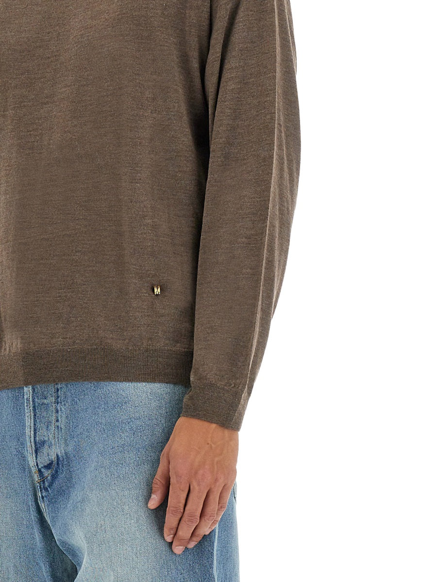 Moschino Men Wool And Silk Pullover MOSCHINO