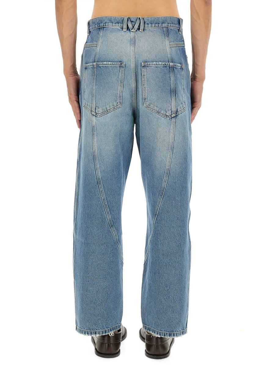 Moschino Men Cotton Denim Jeans MOSCHINO