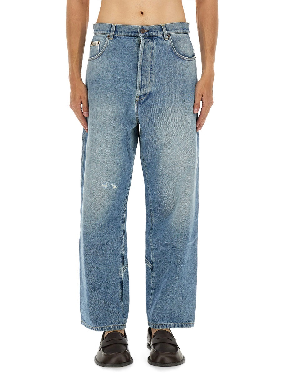 Moschino Men Cotton Denim Jeans MOSCHINO