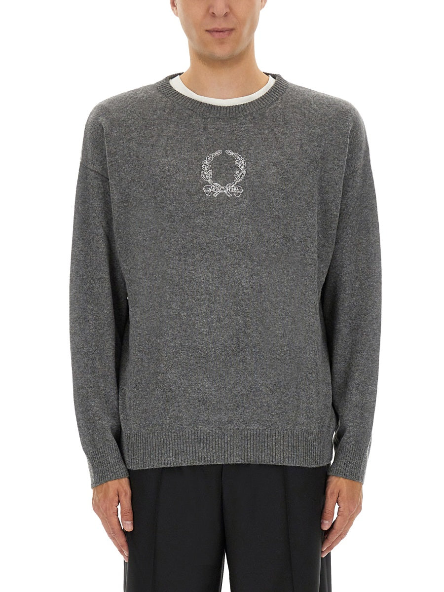 Moschino Men Wool And Cashmere Pullover MOSCHINO