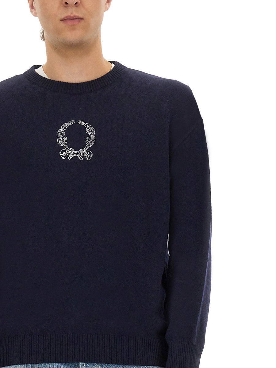 Moschino Men Wool And Cashmere Pullover MOSCHINO