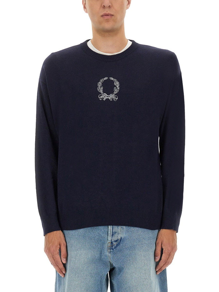 Moschino Men Wool And Cashmere Pullover MOSCHINO