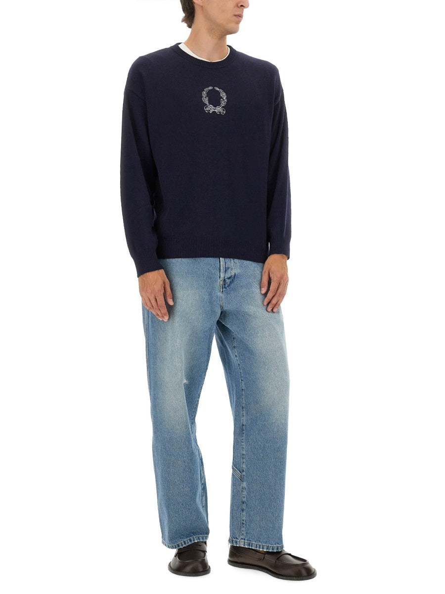 Moschino Men Wool And Cashmere Pullover MOSCHINO