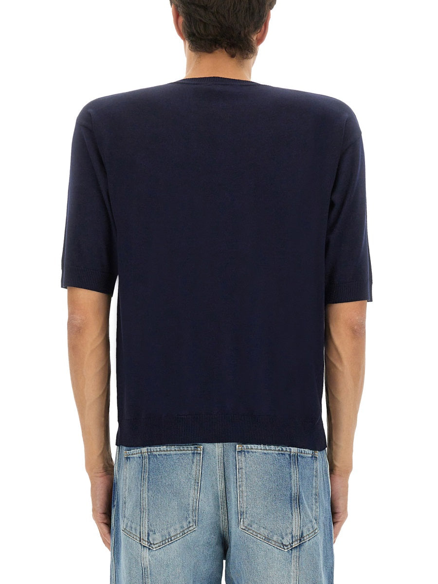 Moschino Men Wool And Silk Sweater MOSCHINO