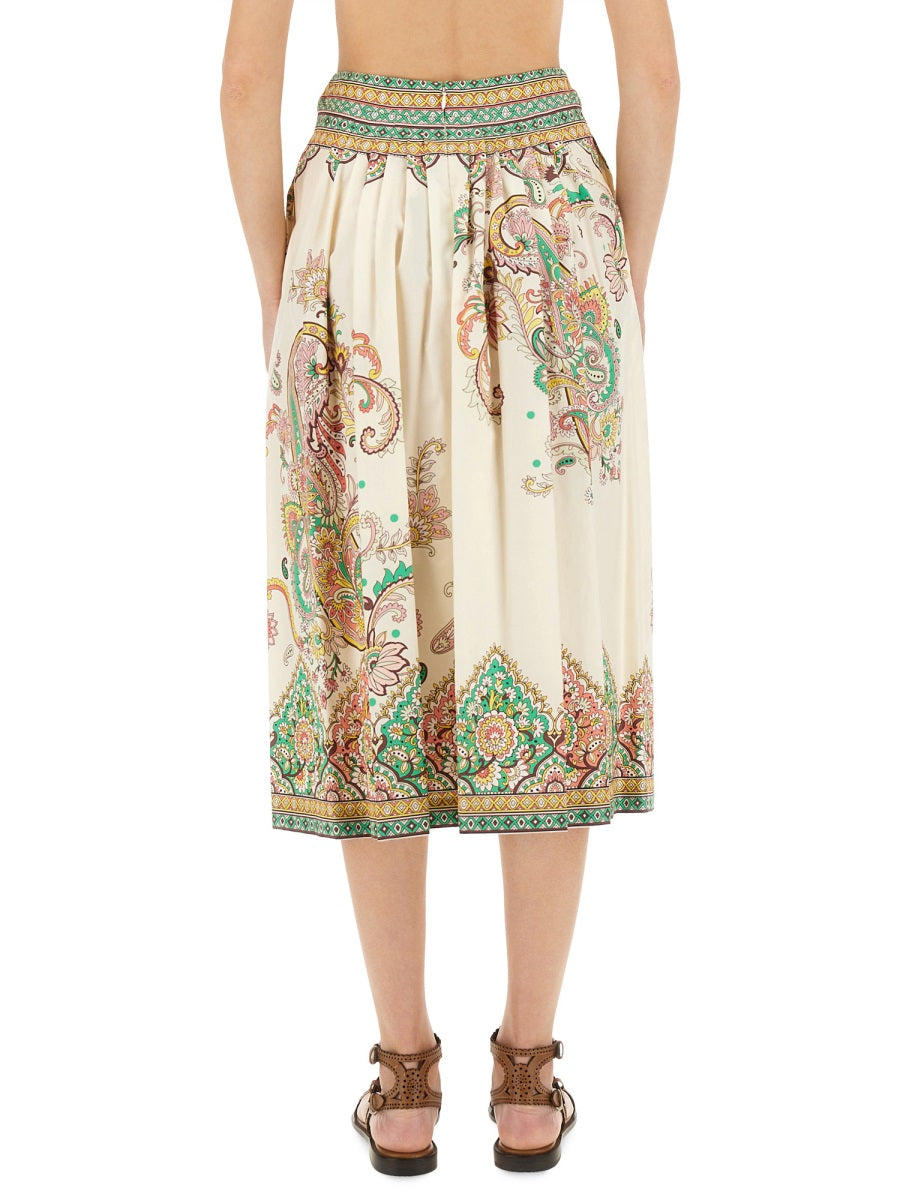 Etro Women Paisley Print Midi Skirt ETRO
