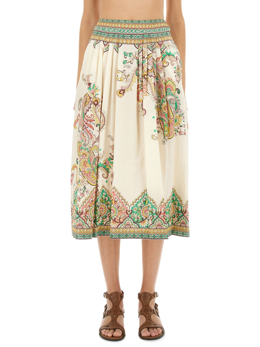 Etro Women Paisley Print Midi Skirt ETRO