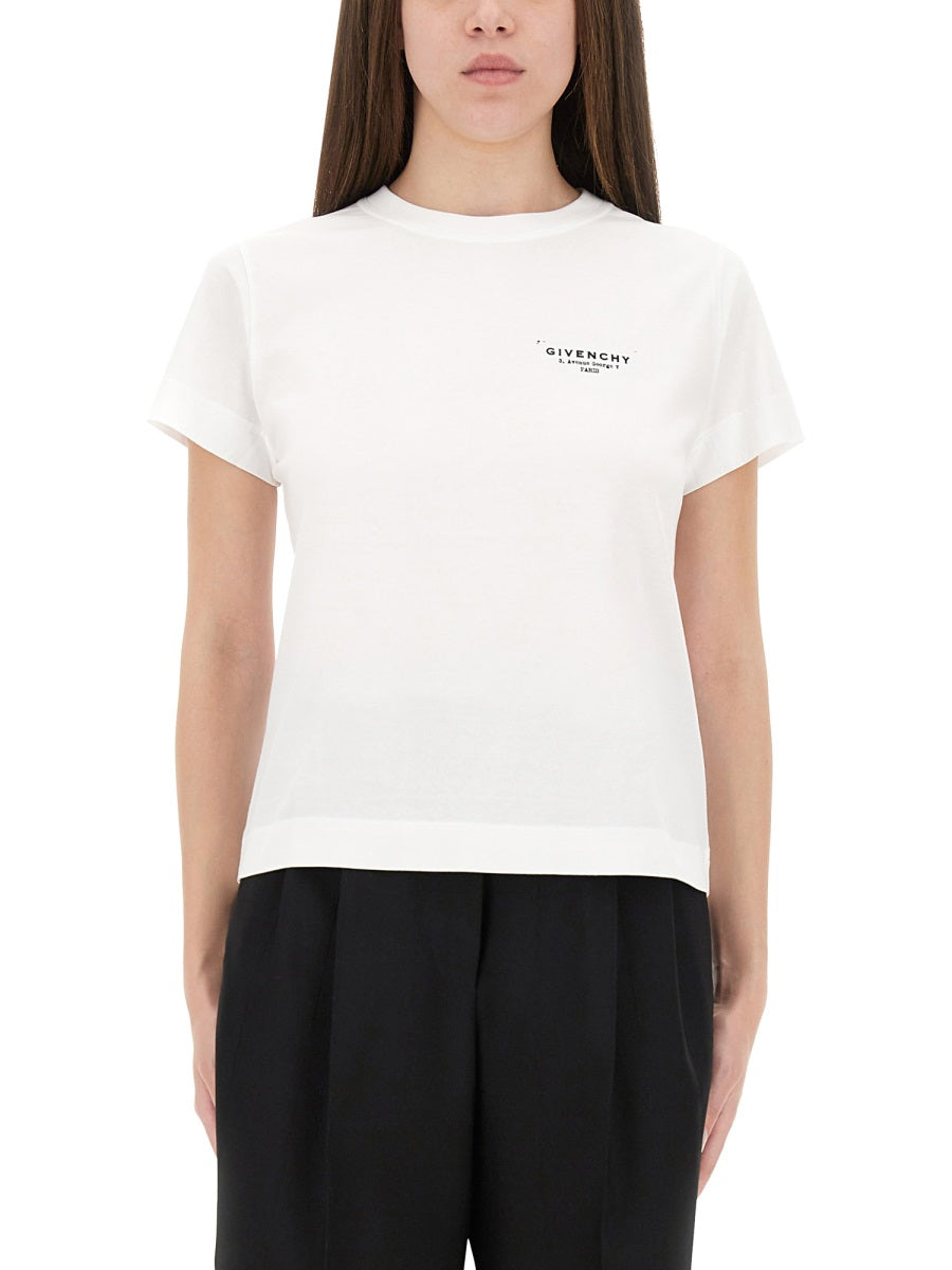 Givenchy Women T-Shirt With Logo GIVENCHY