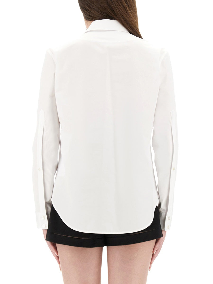 Gucci Women Cotton Poplin Shirt With Clamp GUCCI