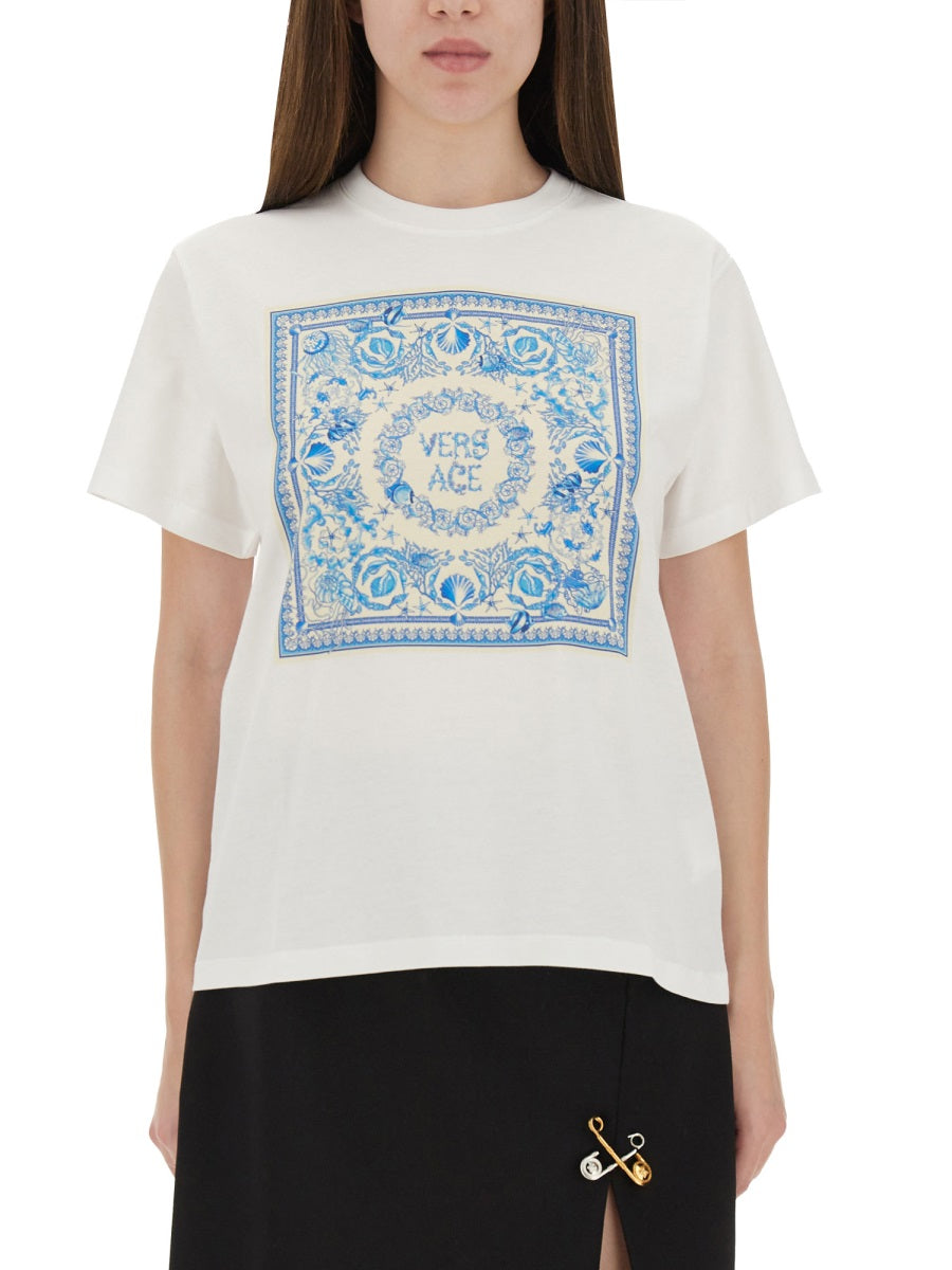 Versace Women "Underwater Baroque" T-Shirt VERSACE