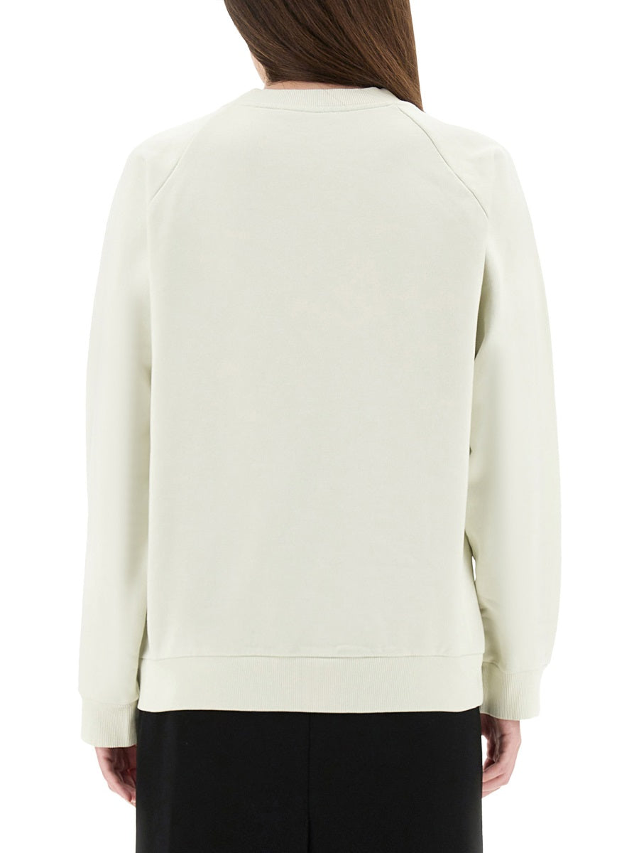 Marni Women White Cotton Sweatshirt With Tulip Print MARNI