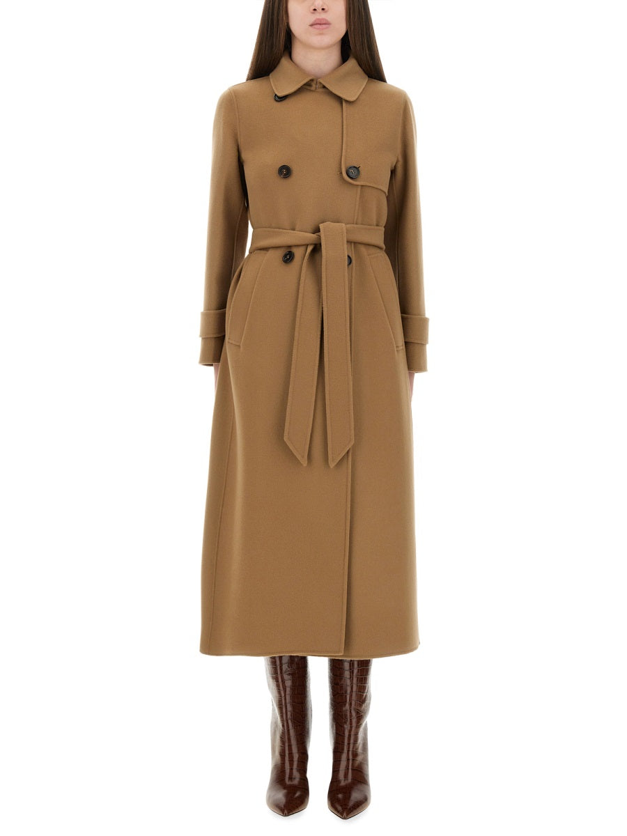 S Max Mara Women Double-Breasted Coat "Sem" S MAX MARA