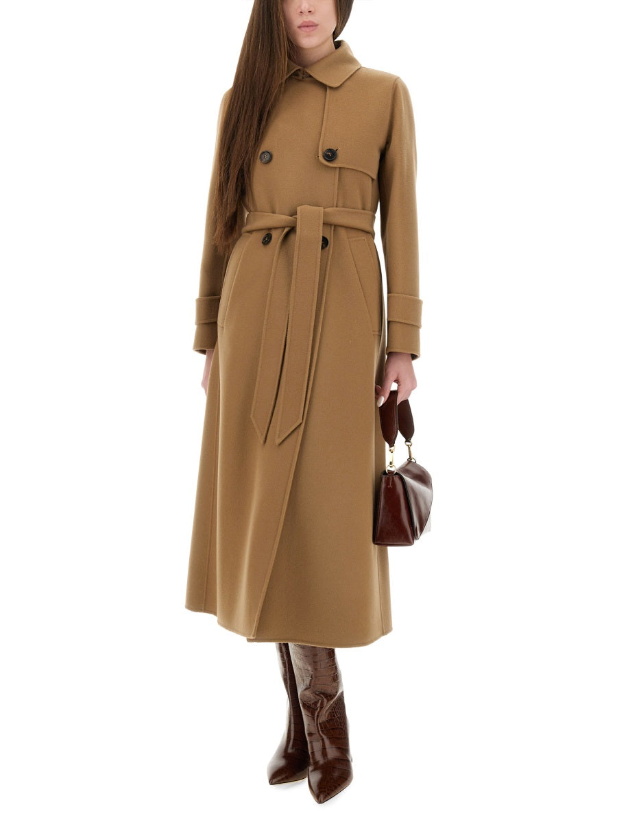 S Max Mara Women Double-Breasted Coat "Sem" S MAX MARA