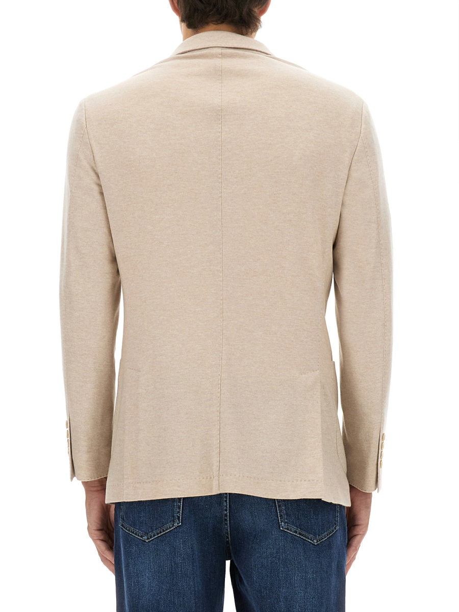 Brunello Cucinelli Men Cashmere Jersey Jacket BRUNELLO CUCINELLI