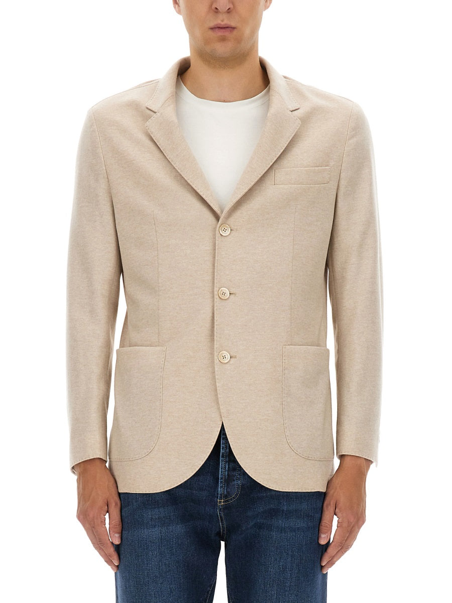 Brunello Cucinelli Men Cashmere Jersey Jacket BRUNELLO CUCINELLI