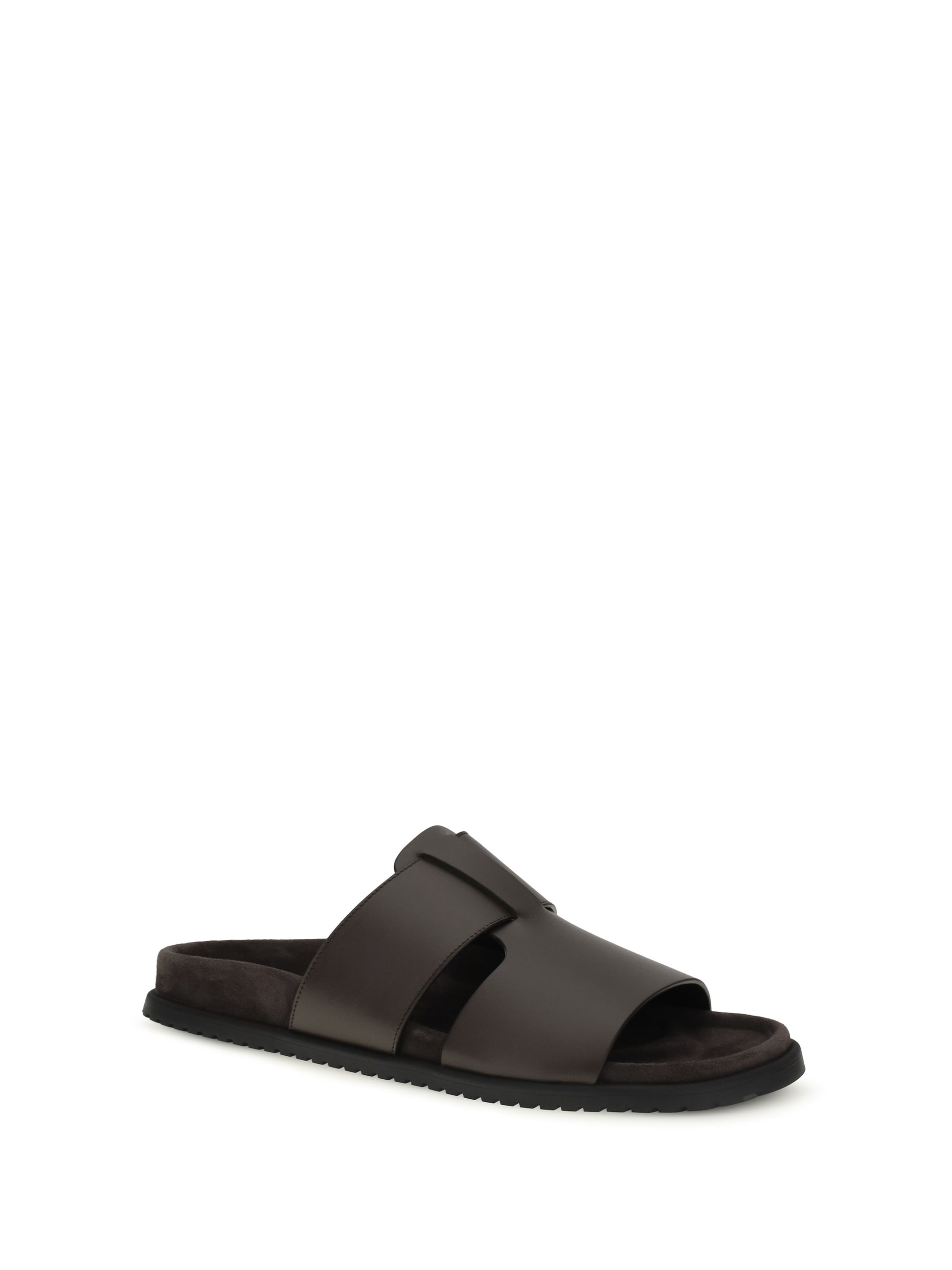 Dolce & Gabbana Men Leather Sandals DOLCE & GABBANA