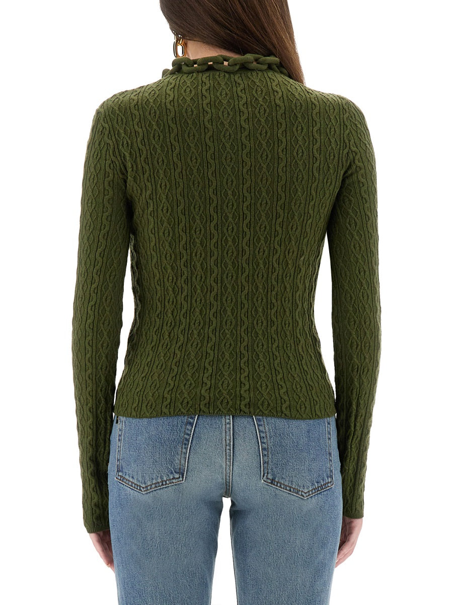 Rabanne Women Wool Jersey. PACO RABANNE