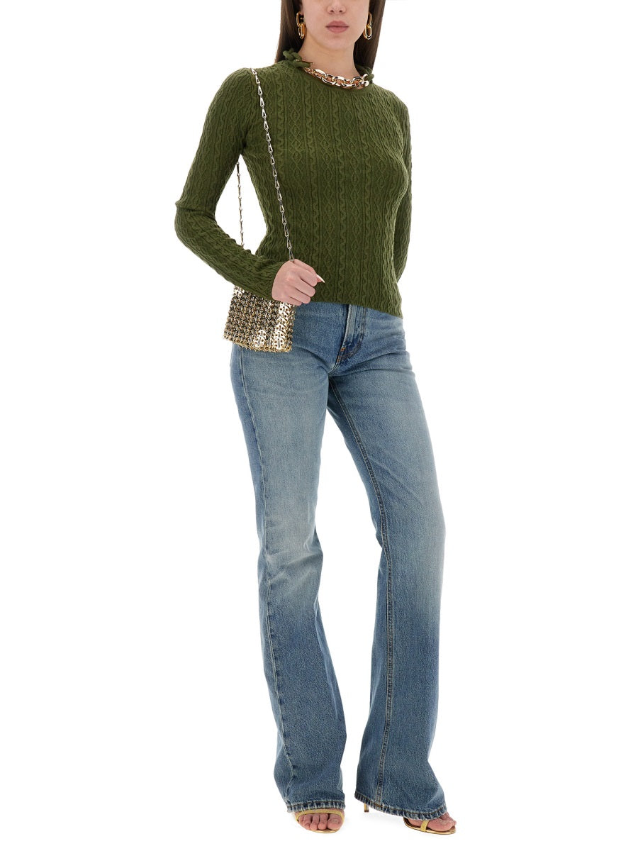 Rabanne Women Wool Jersey. PACO RABANNE